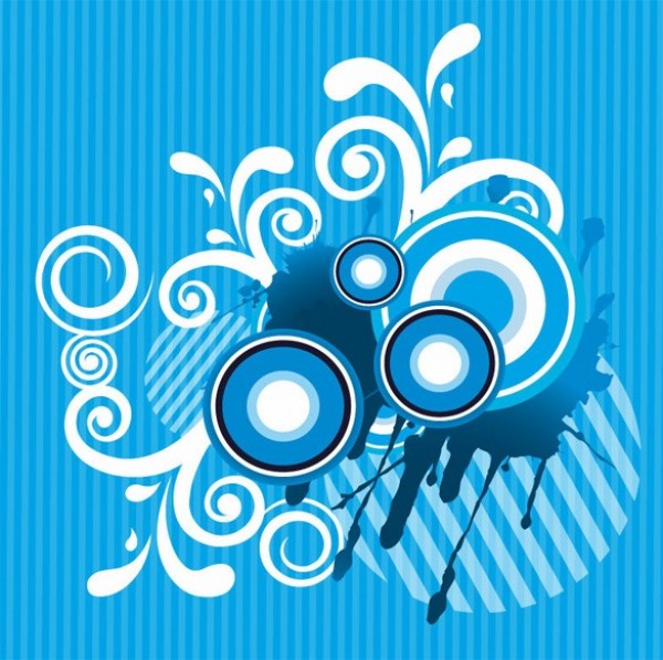 white web vector unique swirls stylish stripes striped quality original illustrator high quality graphic fresh free download free EPS download design creative circles blue background abstract 