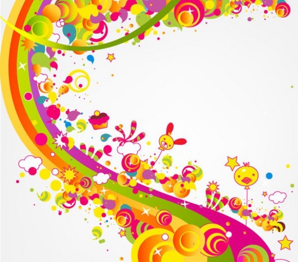web vector unique ui elements stylish rainbow quality party original new illustrator high quality hi-res HD happy graphic fresh free download free festive EPS download design cute creative colorful children background abstract 