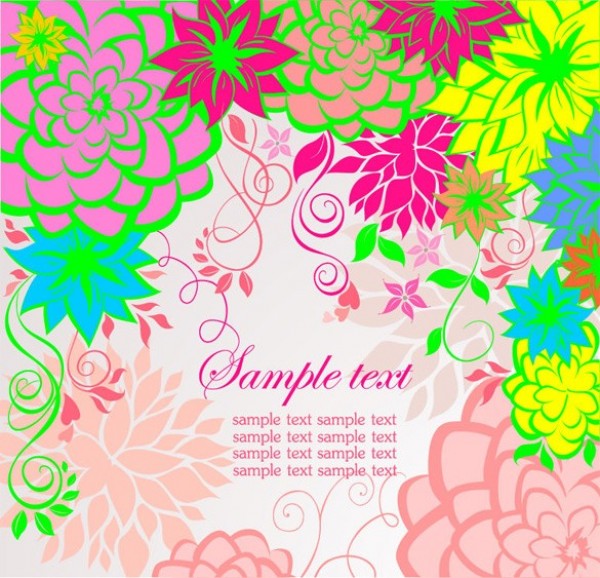 yellow web vector unique stylish quality pink original illustrator high quality green graphic fresh free download free flowers floral EPS download design creative colorful bright blue background abstract 