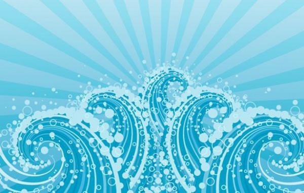web waves vector unique sunbeams stylish sea rays radiant quality original ocean illustrator high quality graphic fresh free download free EPS download design creative blue background abstract 