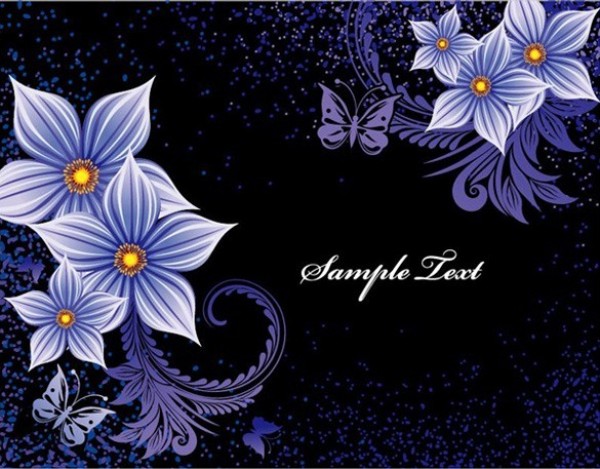 web vector unique stylish quality purple original illustrator high quality graphic fresh free download free flowers floral EPS download design dark creative butterflies background abstract 