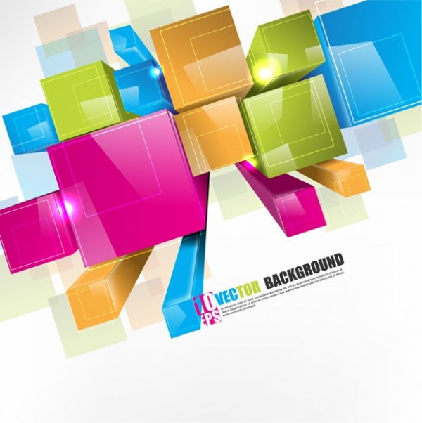 web vector unique stylish quality original modern illustrator high quality graphic glowing geometric futuristic fresh free download free EPS download cubes creative colorful business background 3d 