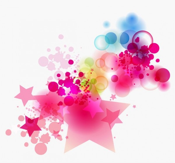 web vector unique stylish stars quality pink original illustrator high quality graphic fresh free download free EPS download design creative colorful bubbles bokeh blurred blue background abstract 