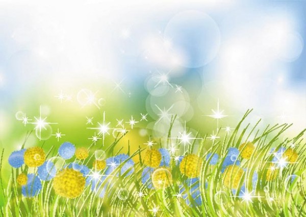 wildflowers web vector unique stylish quality original illustrator high quality grass graphic garden fresh free download free flowers floral EPS download design creative bokeh background abstract 