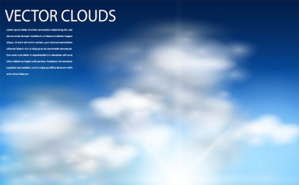 web vector clouds vector unique sunshine stylish rays quality original illustrator high quality graphic fresh free download free EPS download design creative clouds blue sky blue skies blue background 
