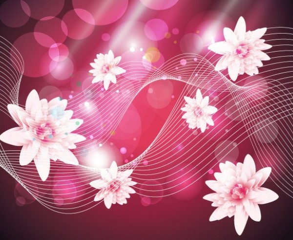 web vector unique stylish quality pink original lotus illustrator high quality graphic fresh free download free flower floral floating exotic download design creative background AI abstract 