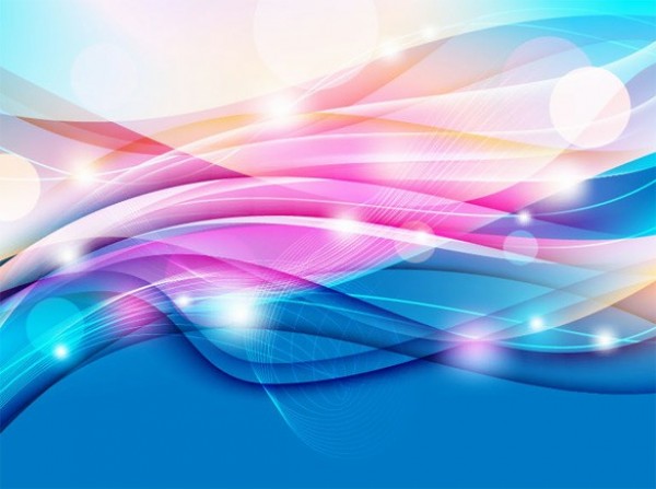 web waves vector unique stylish quality pink original ocean lights illustrator high quality graphic glowing glow fresh free download free EPS download design curves creative circles blue background abstract 