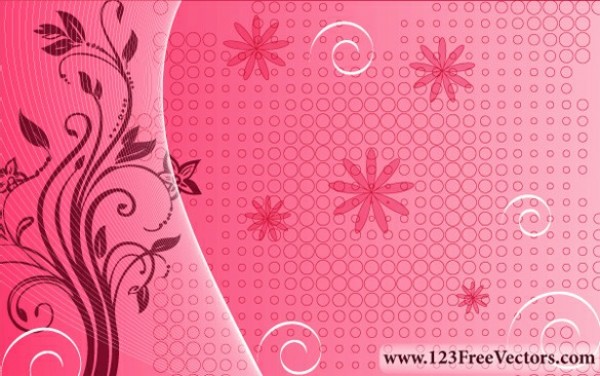web vector unique ui elements swirls stylish quality pink original new interface illustrator high quality hi-res HD graphic fresh free download free flowers floral EPS elements download detailed design creative circles background 