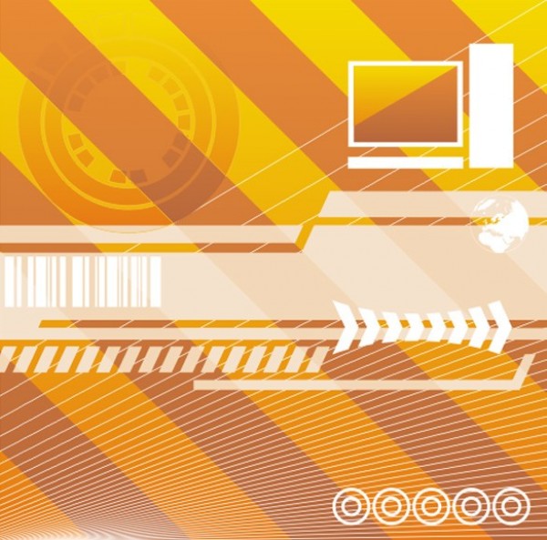 web vector unique technology tech stylish stripes quality original orange modern lines illustrator high quality graphic globe fresh free download free EPS download diagonal stripes design creative computer cdr barcode background AI abstract 