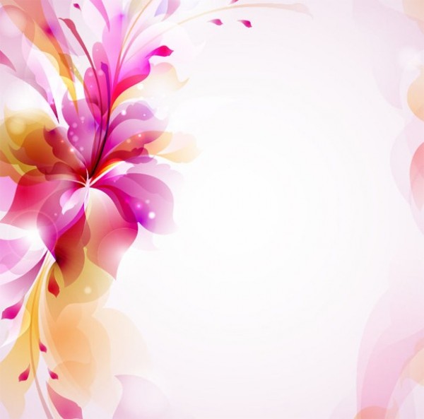 web vector unique transparent translucent sunlit sunlight stylish quality pink original nature illustrator high quality graphic glowing garden fresh free download free flower floral EPS download design creative background abstract 