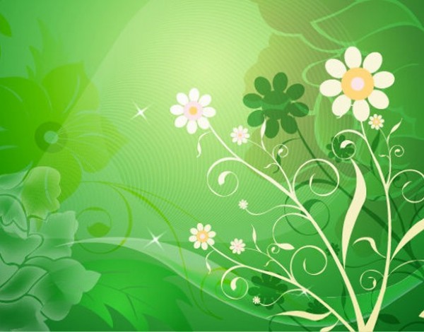 web vector unique stylish simple quality original illustrator high quality green graphic glowing glow fresh free download free floral EPS download design creative background abstract 