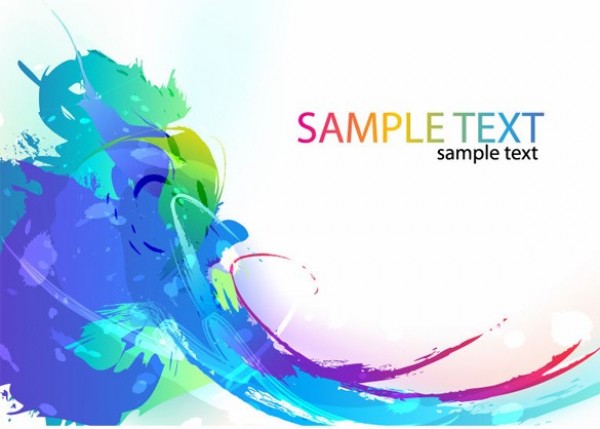 web wave watercolor vector unique stylish splatter splash quality paint original illustrator high quality graphic fresh free download free EPS download design creative blue background art abstract 
