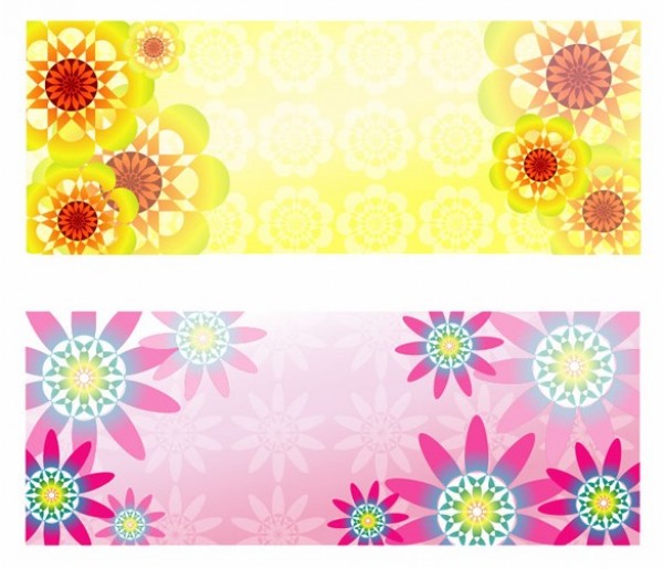 yellow web vector unique ui elements stylish quality pink original new interface illustrator high quality hi-res HD graphic fresh free download free flowers floral banner floral EPS elements download detailed design creative banners background art abstract flowers abstract 