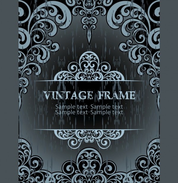 web vintage vector unique ui elements text stylish slate blue scroll quality PDF original new jpg interface illustrator high quality hi-res HD graphic fresh free download free frame floral EPS elements download detailed design creative blue background AI 
