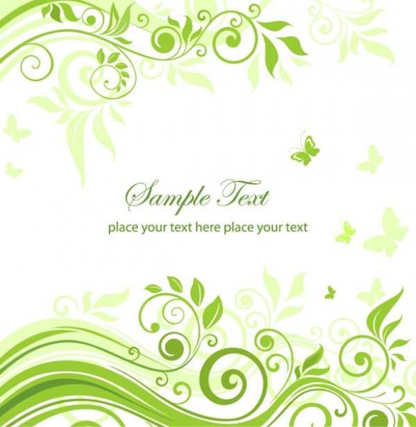 web vector unique ui elements swirl stylish quality original organic new nature leaves interface illustrator high quality hi-res HD green graphic fresh free download free floral EPS elements download detailed design creative butterfly background 