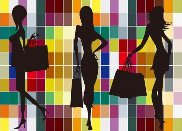 web vector unique stylish squares silhouettes shopping bags shopping quality original new mosaic illustrator high quality graphic girls geometric fresh free download free fashion EPS download design creative colorful background 