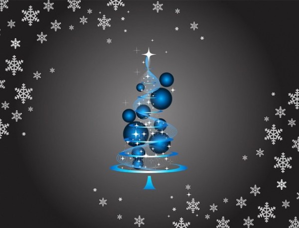 web vector christmas tree vector unique ui elements stylish snowflakes quality PDF original new interface illustrator high quality hi-res HD graphic fresh free download free elements download detailed design creative christmas tree blue balls background AI abstract christmas tree 
