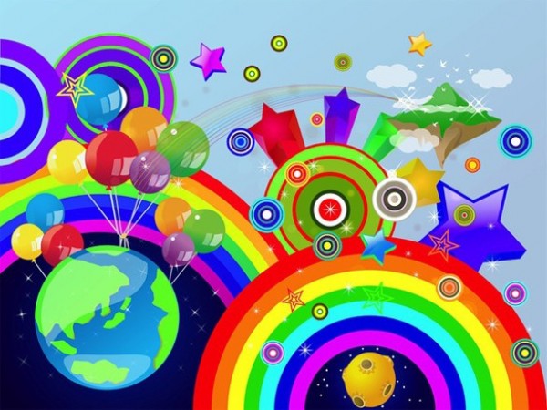 web vector unique ui elements stylish stars rainbow quality outer space original new interface illustrator high quality hi-res HD graphic globe fresh free download free exciting elements download detailed design creative colors colorful circles celebration balloons background AI abstract 