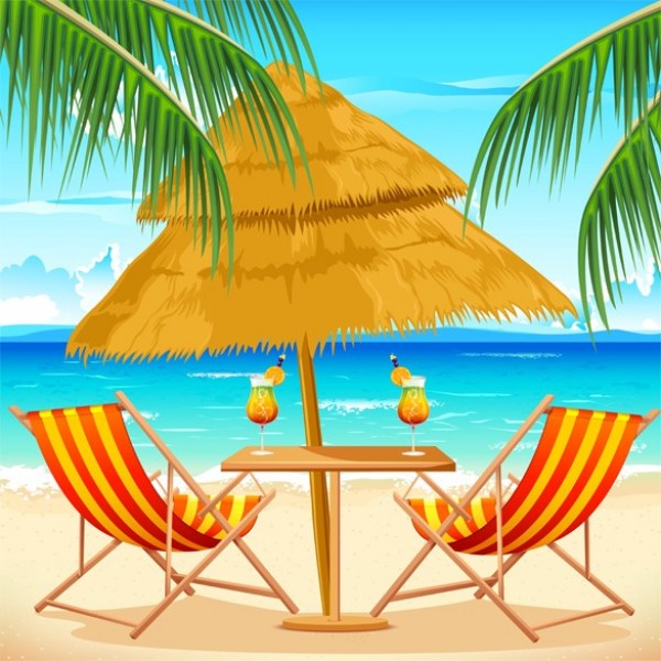web vector vacation unique umbrella ui elements tropics tropical stylish sea sand quality original ocean new interface illustrator holiday high quality hi-res HD graphic getaway fresh free download free EPS elements download detailed design creative chairs blue beach background 
