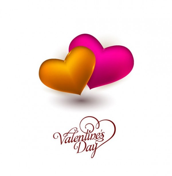 web vector valentines day valentine unique ui elements stylish quality puffed original new interface illustrator high quality hi-res hearts HD graphic fresh free download free EPS elements download detailed design creative card background 2 hearts 