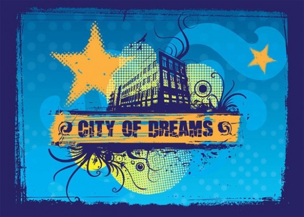 web vector urban unique ui elements text swirls stylish stars quality paint stroke original new interface illustrator high quality hi-res HD grungy grunge graphic fresh free download free frame floral EPS elements download detailed design creative city of dreams city building background 