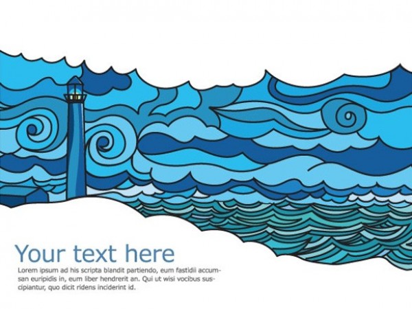 web waves vector unique ui elements stylish quality original ocean abstract background ocean new lighthouse landscape interface illustrator high quality hi-res HD graphic fresh free download free elements download detailed design creative blue background art AI abstract 