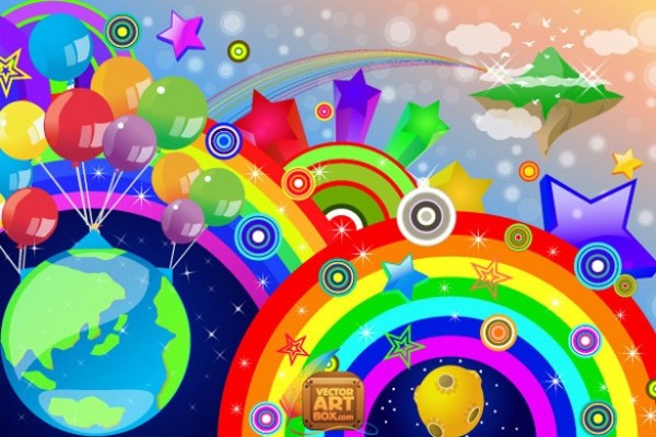 web vivid vector unique ui elements stylish starts rainbow quality original new interface illustrator high quality hi-res HD graphic globe fun fresh free download free elements download detailed design creative colorful bright balloons background AI abstract 
