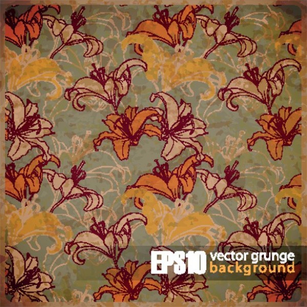 web vector unique ui elements stylish quality pattern original orange new lily lilies interface illustrator high quality hi-res HD grungy grunge floral pattern grunge graphic fresh free download free flowers floral pattern floral grunge background floral EPS elements download detailed design dark creative abstract 