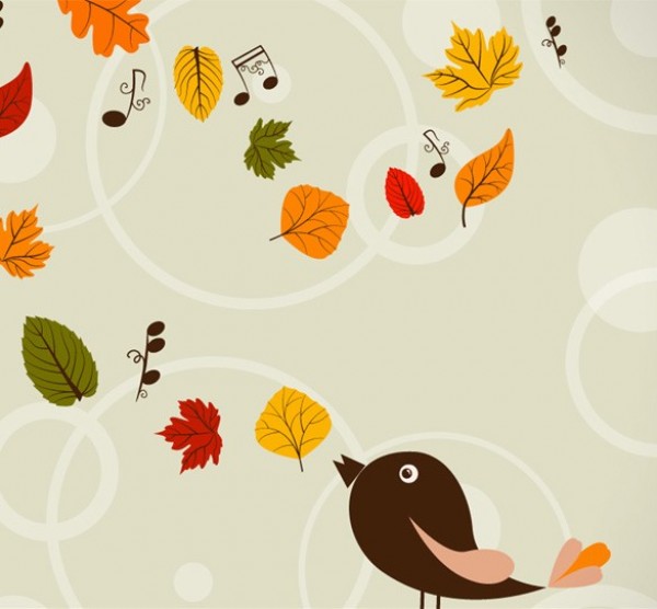 web vector unique ui elements stylish singing quality pattern original new nature background nature leaves interface illustrator high quality hi-res HD graphic fresh free download free EPS elements drawing download detailed design creative circles bird background autumn 