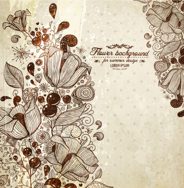web vintage vector unique ui elements stylish quality pattern original old fashioned new interface illustrator high quality hi-res HD hand painted hand drawn graphic fresh free download free flowers european EPS elements download dotted detailed design creative background 