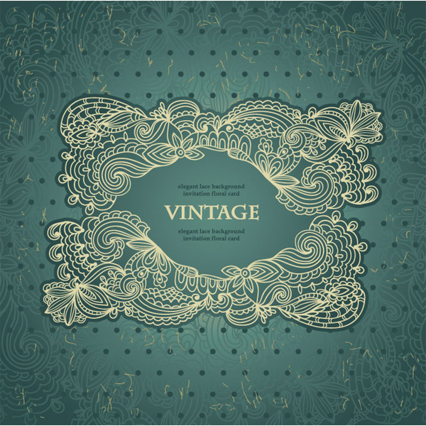 web vintage background vintage vector unique ui elements stylish quality original old fashioned new message area lacy lace interface illustrator high quality hi-res HD grunge green graphic fresh free download free frame floral elements download dotted dots detailed design creative card background 
