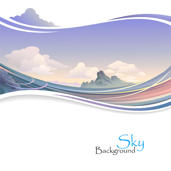web waves vector unique ui elements sweeping stylish sky skies quality original new mountains interface illustrator high quality hi-res HD graphic fresh free download free flowing EPS elements download detailed design curves creative clouds background abstract sky abstract 
