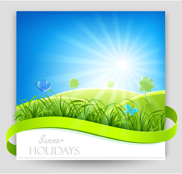 web vector unique ui elements sunny sun summer holidays stylish skies quality original new nature interface illustrator high quality hi-res HD green grassy grass graphic fresh free download free EPS elements download detailed design creative countryside blue sky blue skies background 