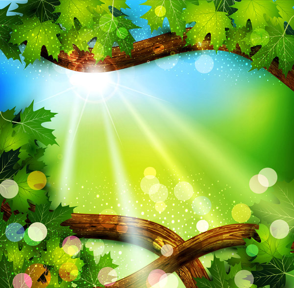 web vector unique ui elements sun rays sun summer stylish spring skies rays quality original new maple tree maple leaves interface illustrator high quality hi-res HD green grass graphic fresh free download free forest EPS elements download detailed design creative countryside bubbles bokeh background 