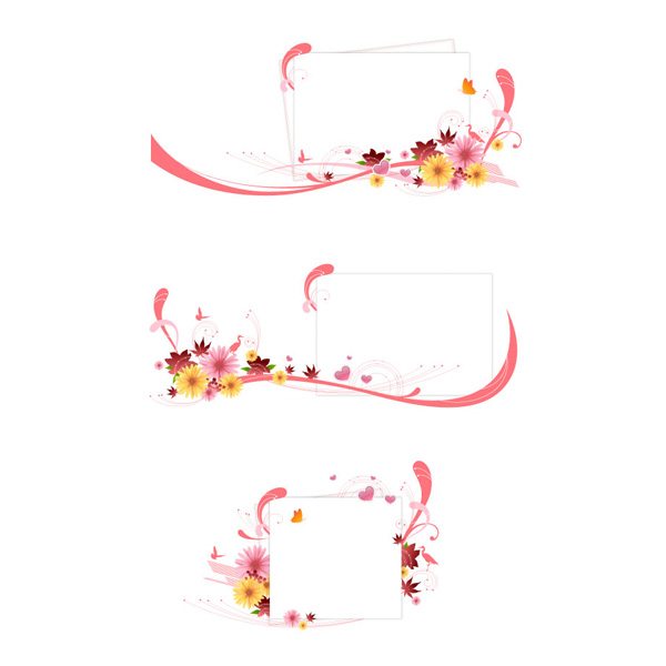 web vector unique ui elements stylish set quality pink original new interface illustrator high quality hi-res HD graphic fresh free download free frames flowers floral photo frame floral flourish floral elements download detailed design delicate creative borders background AI 