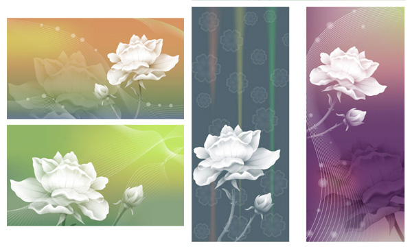 white rose web vector unique ui elements stylish soft set rose romantic quality original new lines interface illustrator high quality hi-res HD graphic fresh free download free flower floral background floral fantasy elements elegant download detailed design creative background AI abstract 