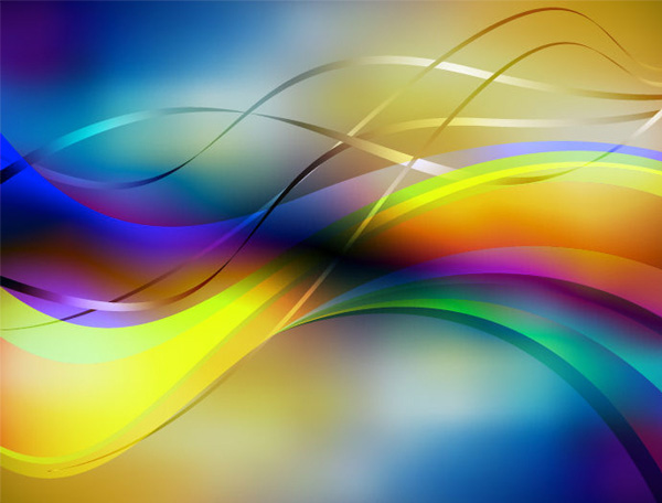 waves wave vector ribbons rainbow iridescent free download free colorful background abstract wave background abstract 
