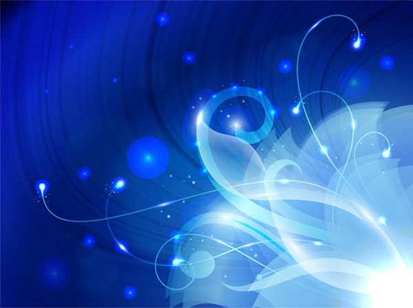 vector swirls light glowing free download free floral blue background abstract 