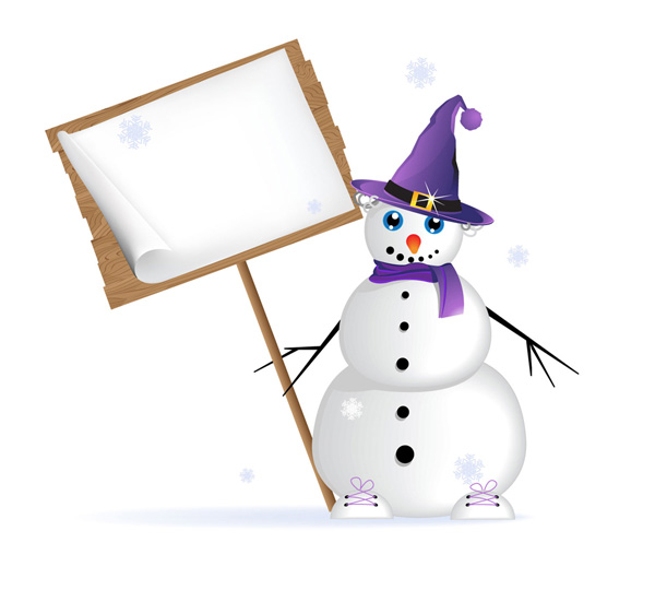wooden sign vector snowman snowflakes sign purple new year free download free christmas background 