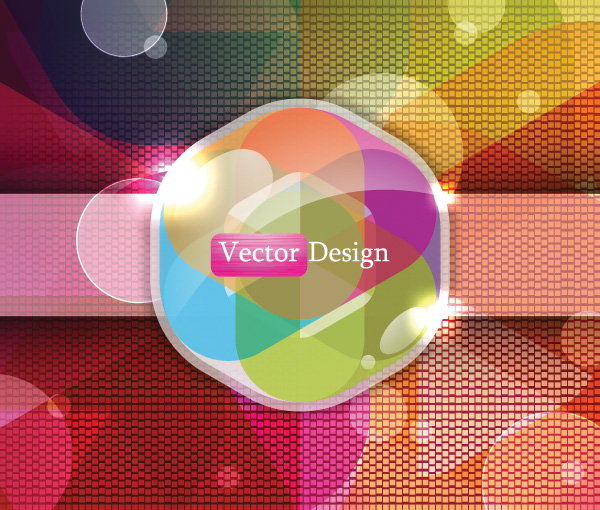 vector patterned free download free colorful bokeh badge banner badge background abstract 