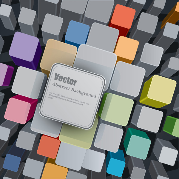 vector subtle squares soft free download free cubes background abstract 3d 