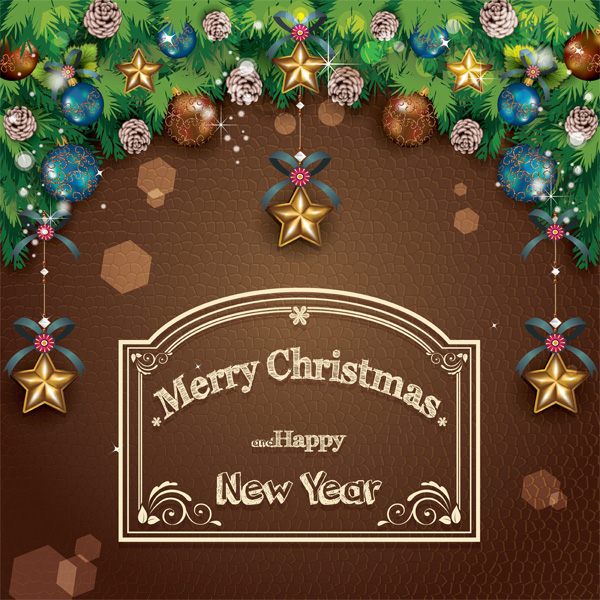 wreath vector poster free download free decorations christmas card background 