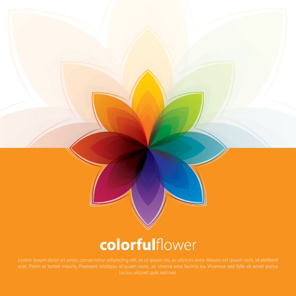 vector star rainbow free download free flower colorful banner background 