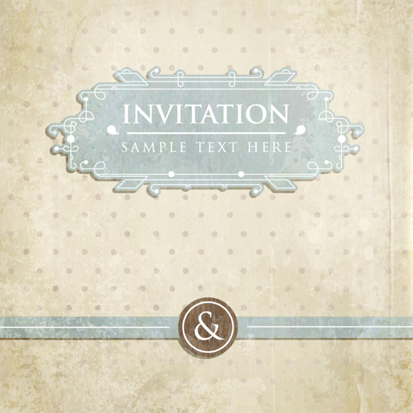 vintage vector labels invitation grunge free download free dotted background 
