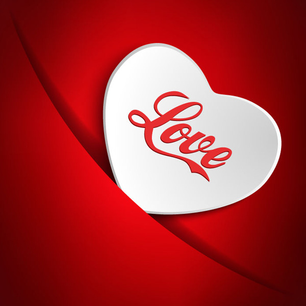 wave vector valentines red love heart free download free day background 