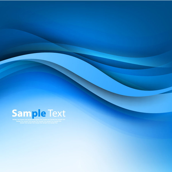 wavy waves vector free download free flowing blue background abstract 