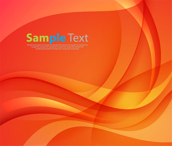 wavy waves vector orange free download free curve background abstract 