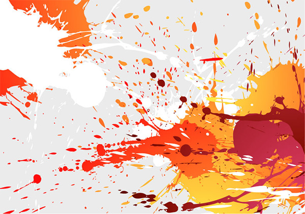 vector splatter splashes spills spats paint free download free colorful background abstract 