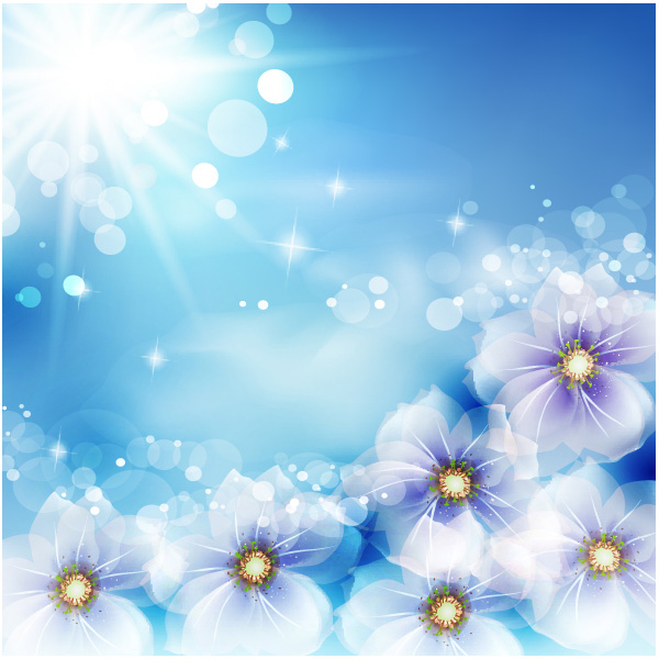 vector sunshine purple magical glowing free download free flowers floral fantasy background abstract 