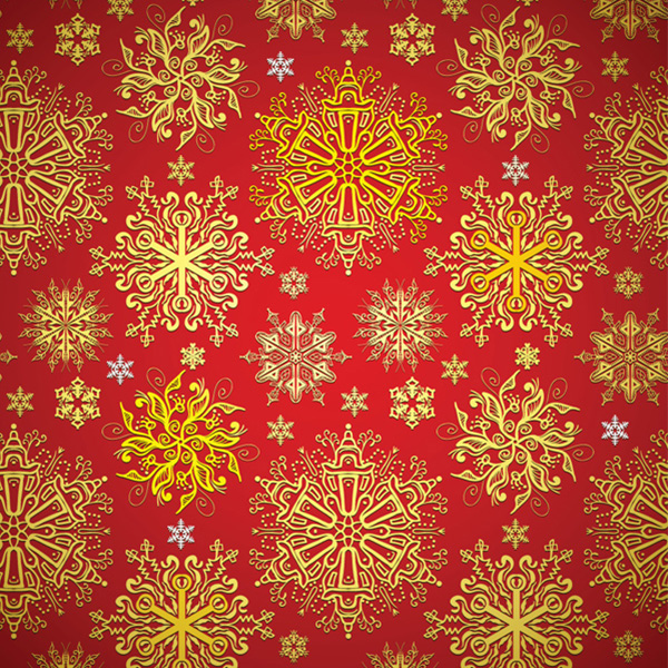 wallpaper vintage vector star snowflake red pattern gold free download free european background 